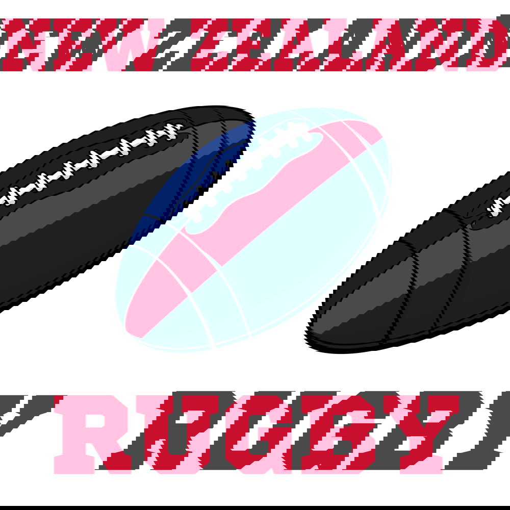 New Zealand Rugby Ball Hoody (Black)